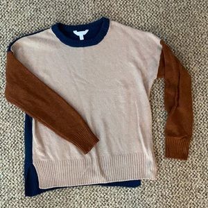 Color block sweater